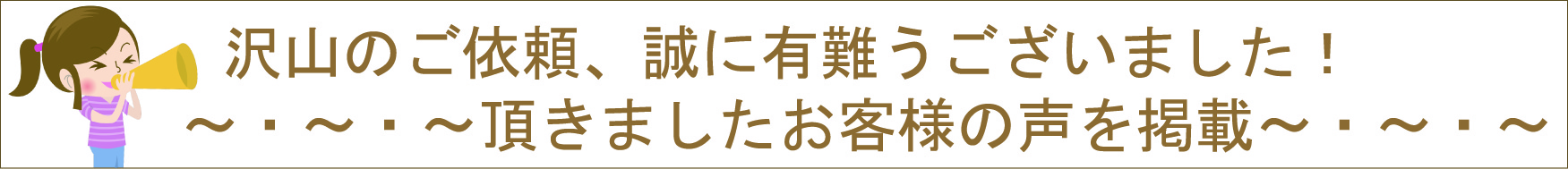 お客様の声